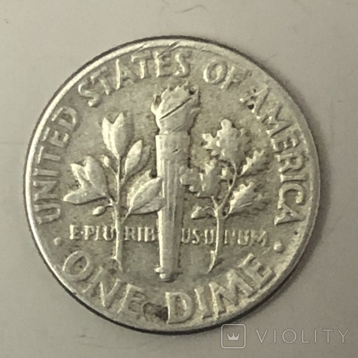 10 центів США 1950, фото №3