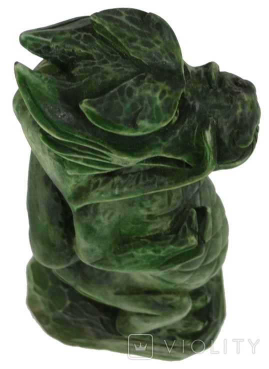 Статуэтка ручной работы Зеленый Древесный Дракон символ 2024 года, фото №10