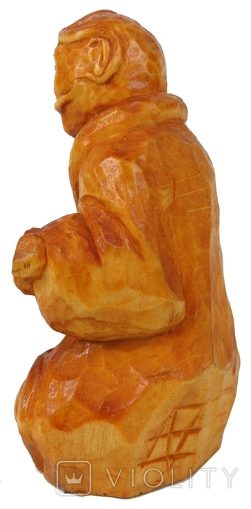 Эксклюзивная статуэтка ручной работы из дерева Козак Мамай, фото №7