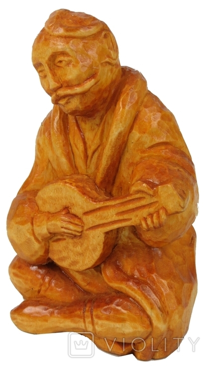 Эксклюзивная статуэтка ручной работы из дерева Козак Мамай, фото №8