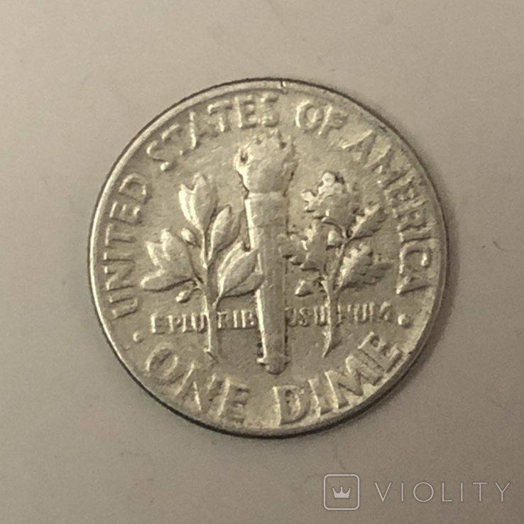 10 центів США 1952, фото №3