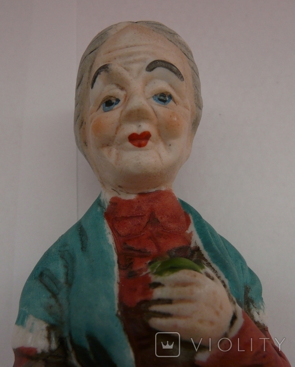 Статуетка бабуся з яблуками 15,5 см, фото №8