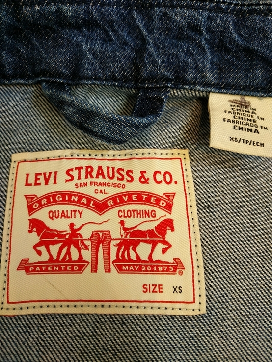Плащ жіночий джинсовий LEVIS p-p XS, фото №9