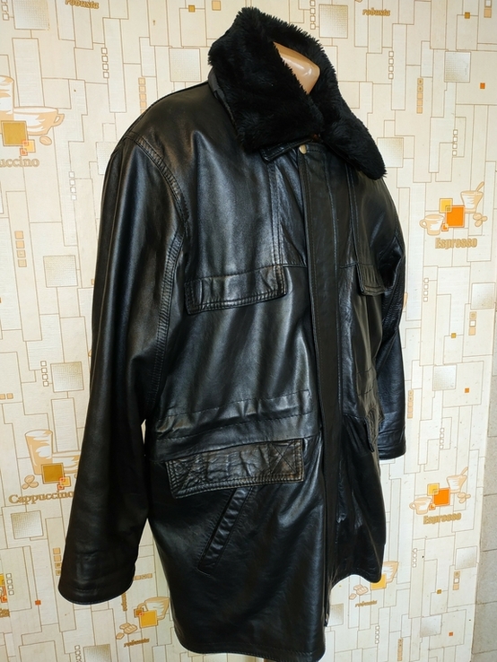 Куртка чоловіча шкіряна без утеплювача REAL LEATHER р-р М, photo number 3