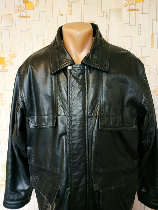 Куртка чоловіча шкіряна без утеплювача REAL LEATHER р-р М, photo number 5