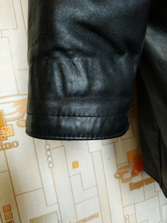 Куртка чоловіча шкіряна без утеплювача REAL LEATHER р-р М, photo number 8