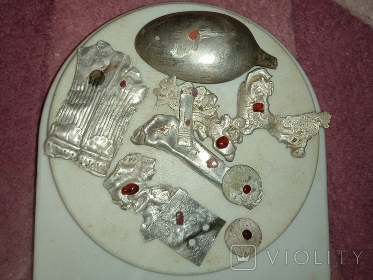 Лом срібла, лом серебра (141 грам), фото №3