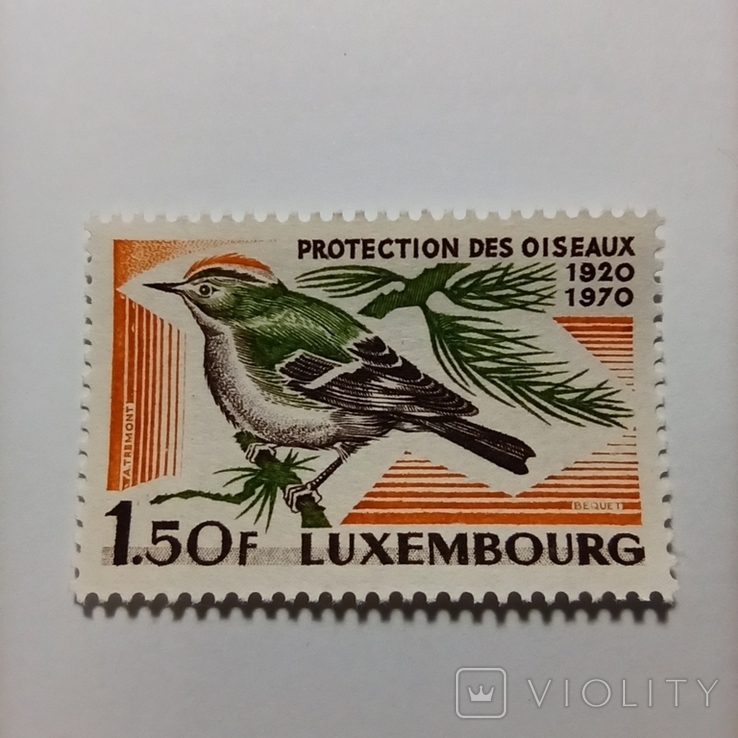 Охорона птахів 1920 1970р люксембург
