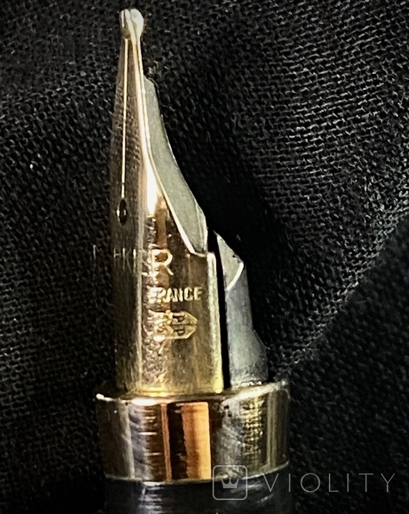 Ручка Parker Франция золотое перо 585 пробы, фото №3
