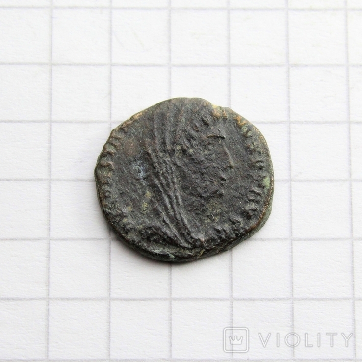 Константин I Великий, посмертний комеморативний нуммус після 337р., 1.45г., фото №5