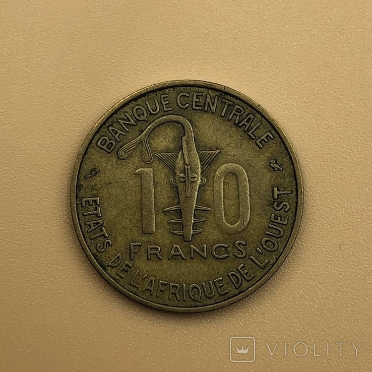 Западная Африка (ВСЕАО) 5 франков 1969 г, фото №2