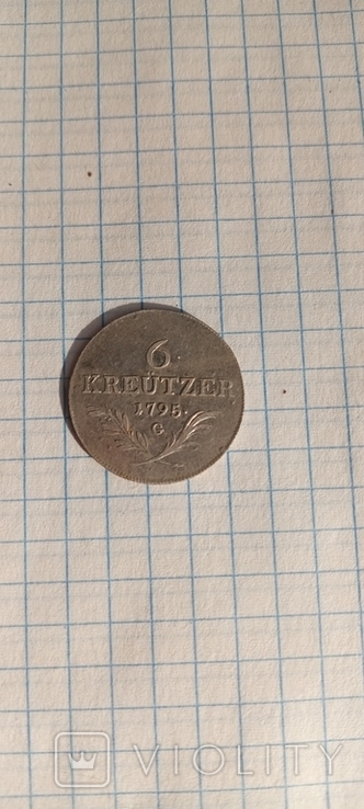 6 крейцерів 1795 G., фото №2