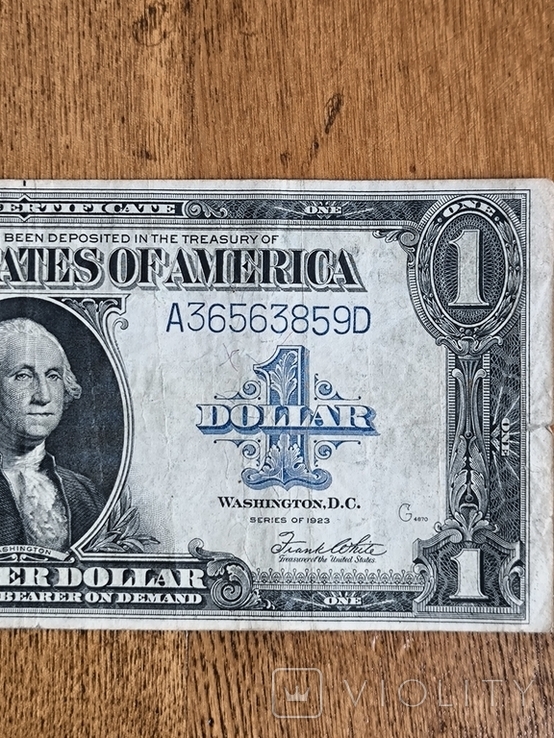 Доллар 1923 г N2, фото №6