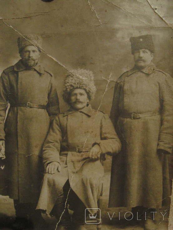 Солдаты РИА в шинелях и шапках, фото №2