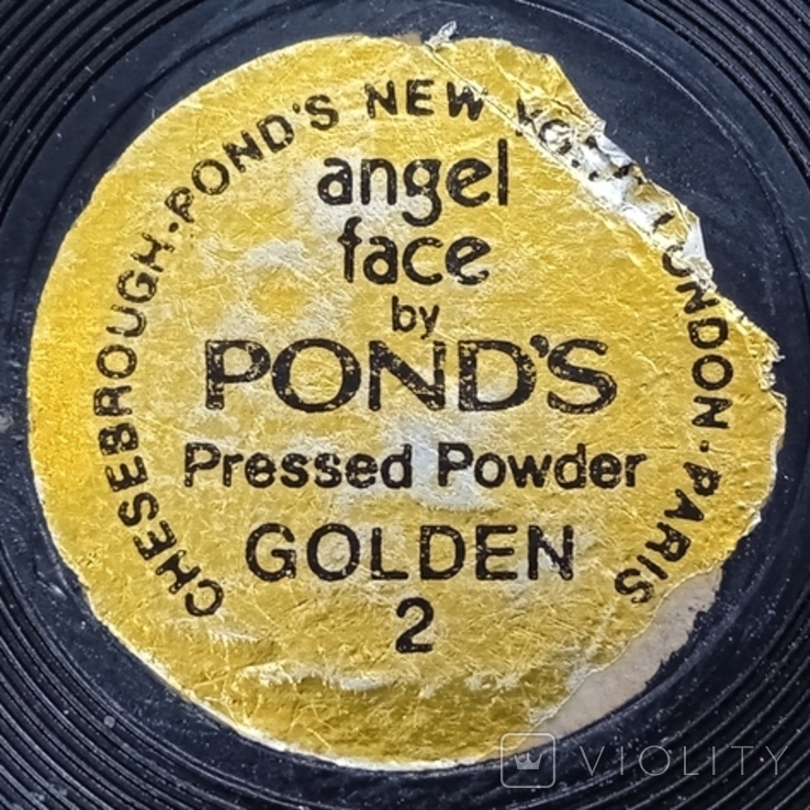 Пудра angel face by POND'S Pressed Powder GOLDEN 2, Франція, вінтаж., фото №7