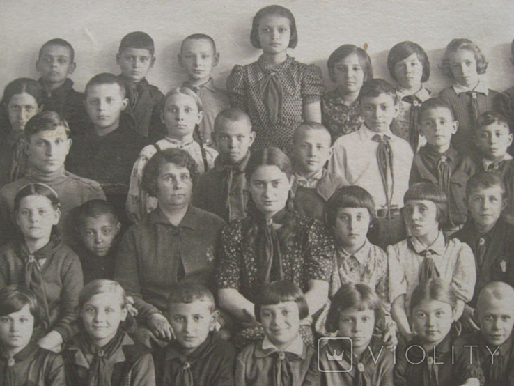 1939 г, пионеры, девочка в вышиванке, фото №4