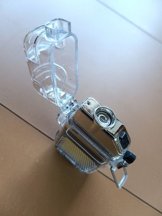 Зажигалка спиральная led Фонарик от USB, фото №3