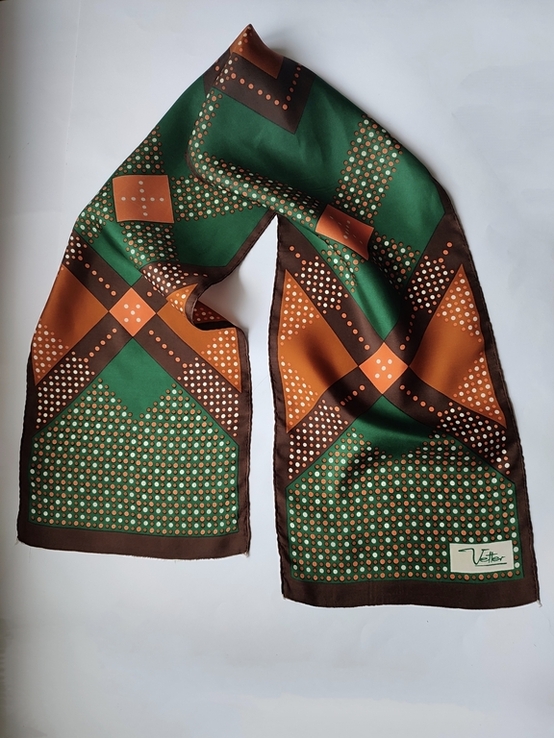Стильний шовковий шарф від елітного бренда Vetter Vetterice (Швейцарія)., photo number 5