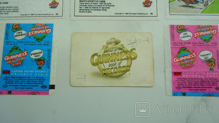 Вкладыши Guinness + карта ( без 2,15,17 , одним лотом ), фото №6