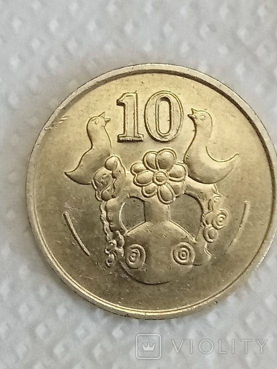 10 центов 1993 года, Кипр., фото №2