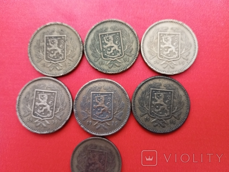 20 марок Финляндия (8 шт.), фото №4