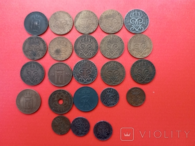Монеты Швеции,Дании, фото №4