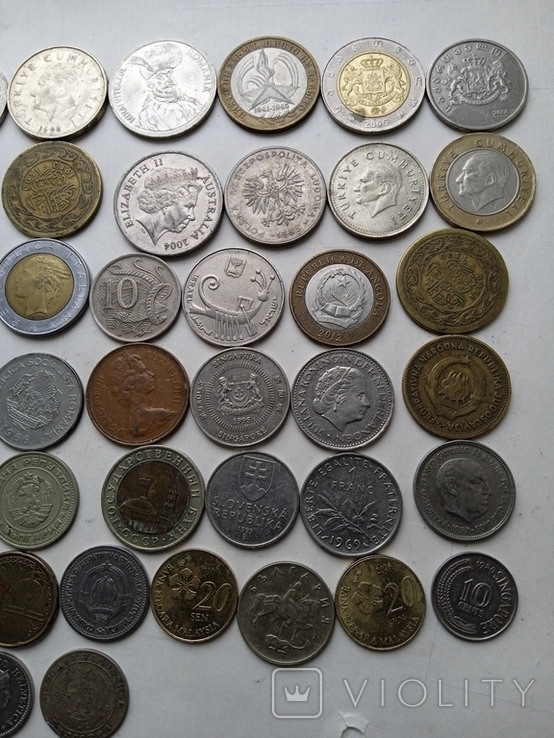 Монеты мира 40шт, фото №4