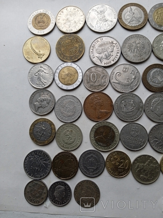 Монеты мира 40шт, фото №5