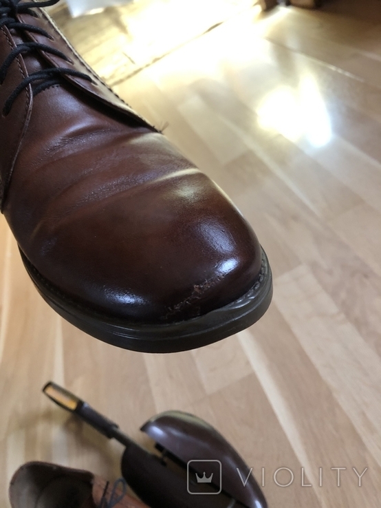 Чоловічі шкіряні туфлі Clarks, р42, фото №11