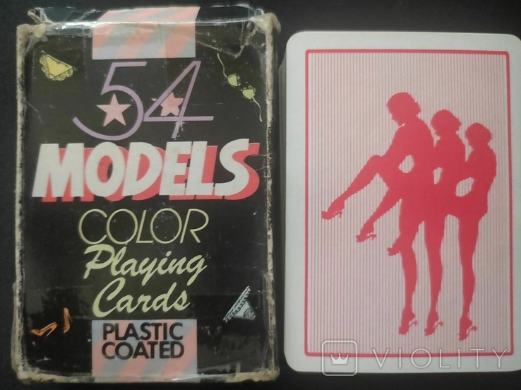Карты 54 MODELS COLOR Playing Cards, фото №7