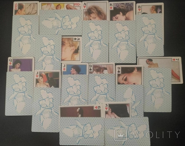 Игральные карты из 90-х 54 эротические карты РОСКОШНЫЙ С...КС, фото №3