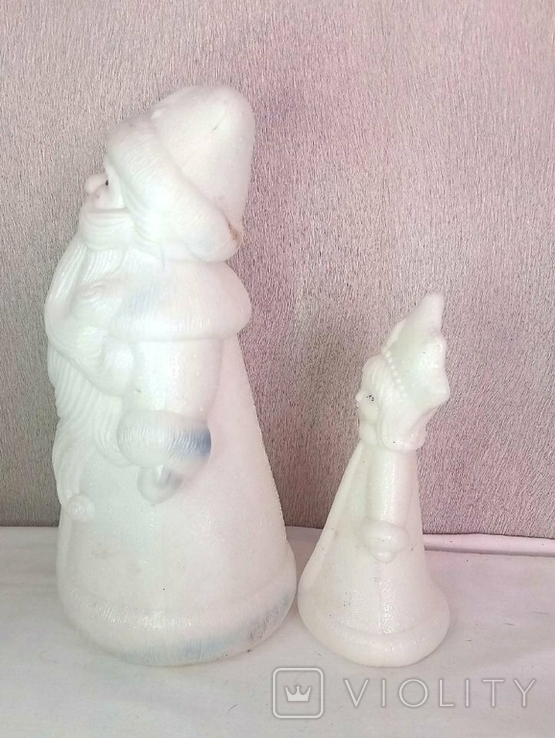 Дед Мороз и Снегурочка пластик, фото №3