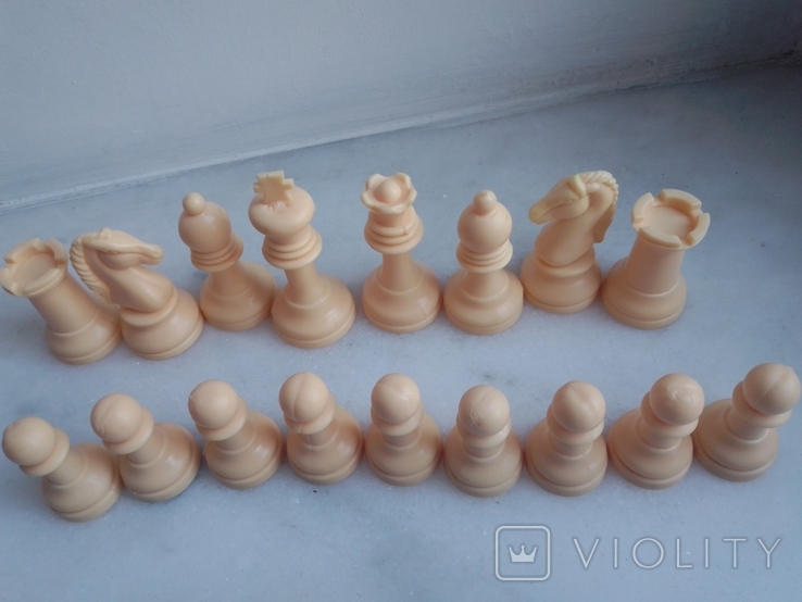 Шахматы СССР, пластмасса, полный комплект, фото №2
