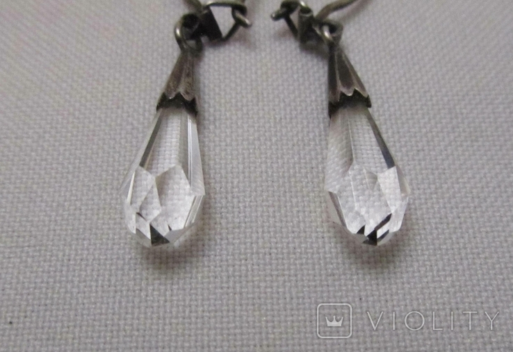 Срібні сережки ВС10 875 з минулого., фото №4