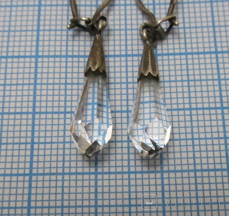 Срібні сережки ВС10 875 з минулого., фото №7