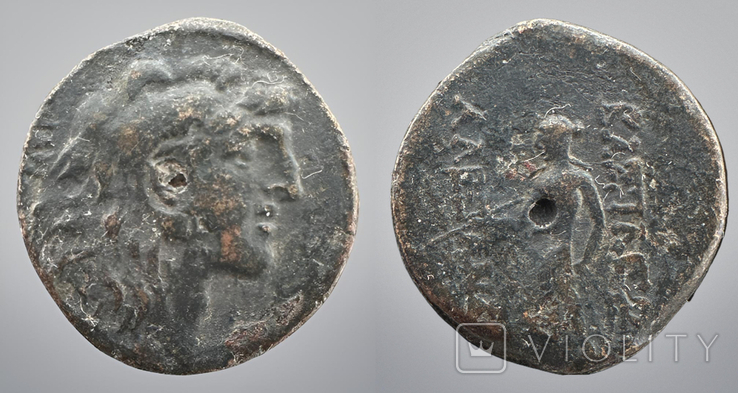 Селевкиды Alexander I Balas 152-145 гг до н.э. (68.18), фото №2