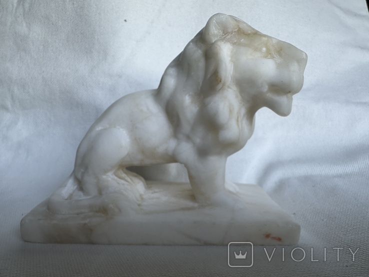 Скульптура лев. Мыльный камень, фото №3