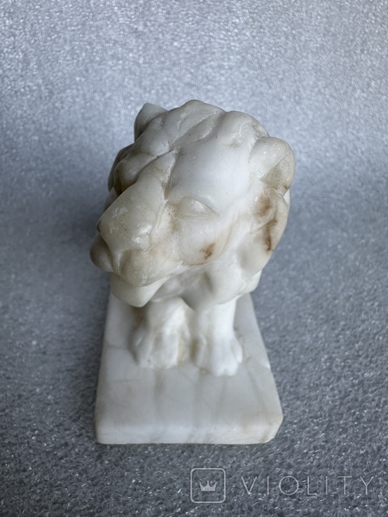 Скульптура лев. Мыльный камень, фото №5