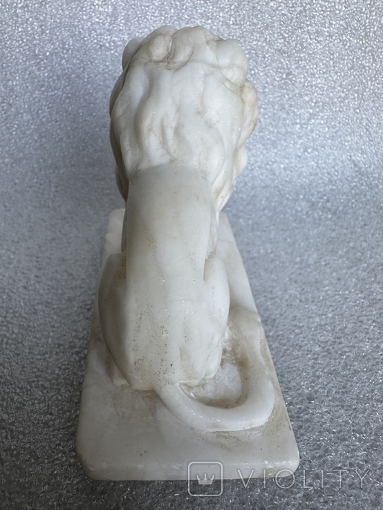 Скульптура лев. Мыльный камень, фото №7