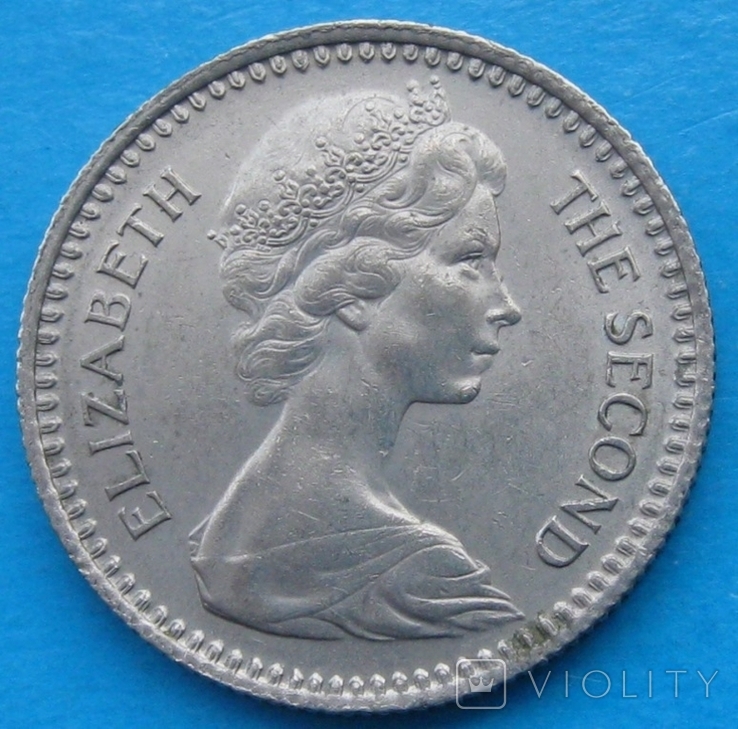 Британская Родезия 10 центов 1964, фото №3