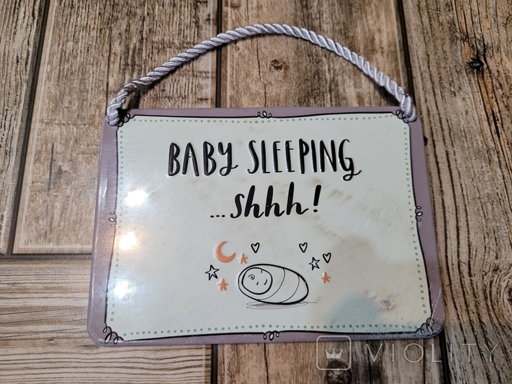 Табличка Baby Sleeping ...shhh!, фото №2