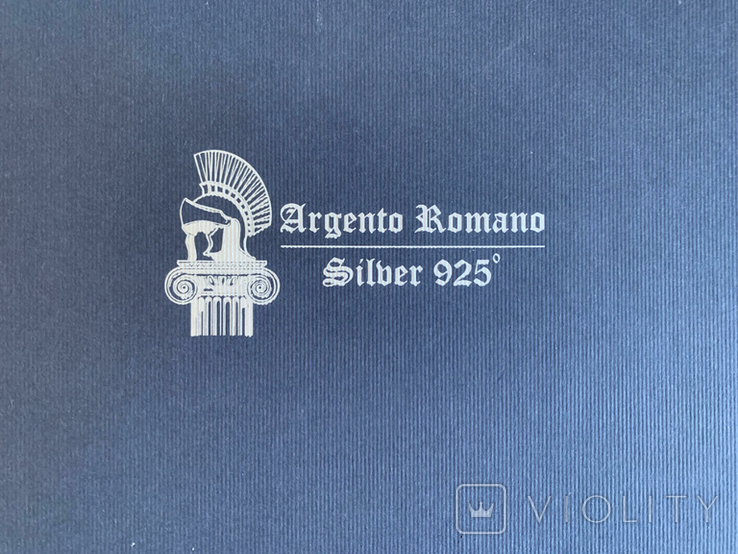 Хрустальный набор для виски Agrento Romano Silber 925, фото №8