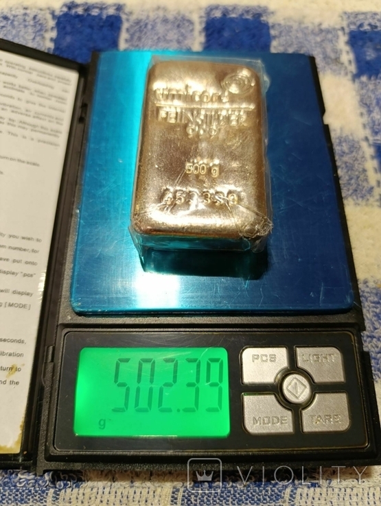 10 Слитков серебра по 500 грамм-5 кг Umicore, фото №12