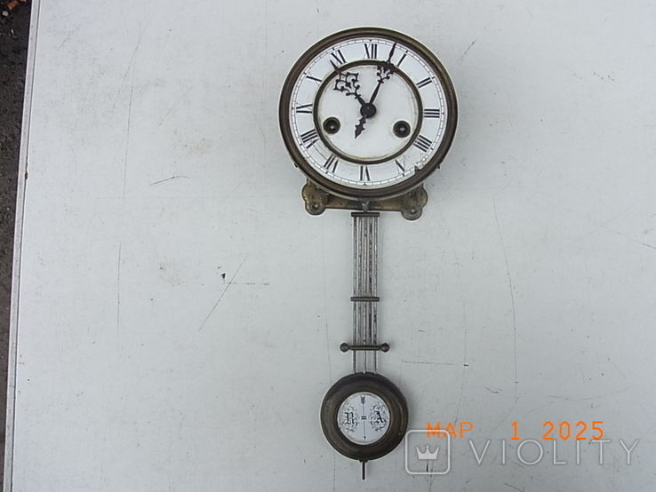 Механізм з маятником G B SILESIA для настінного Годинника з Німеччини, фото №2