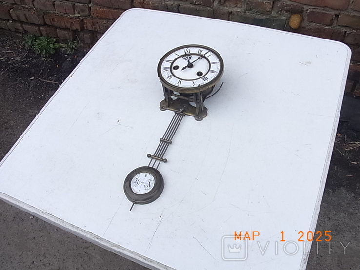 Механізм з маятником G B SILESIA для настінного Годинника з Німеччини, фото №3
