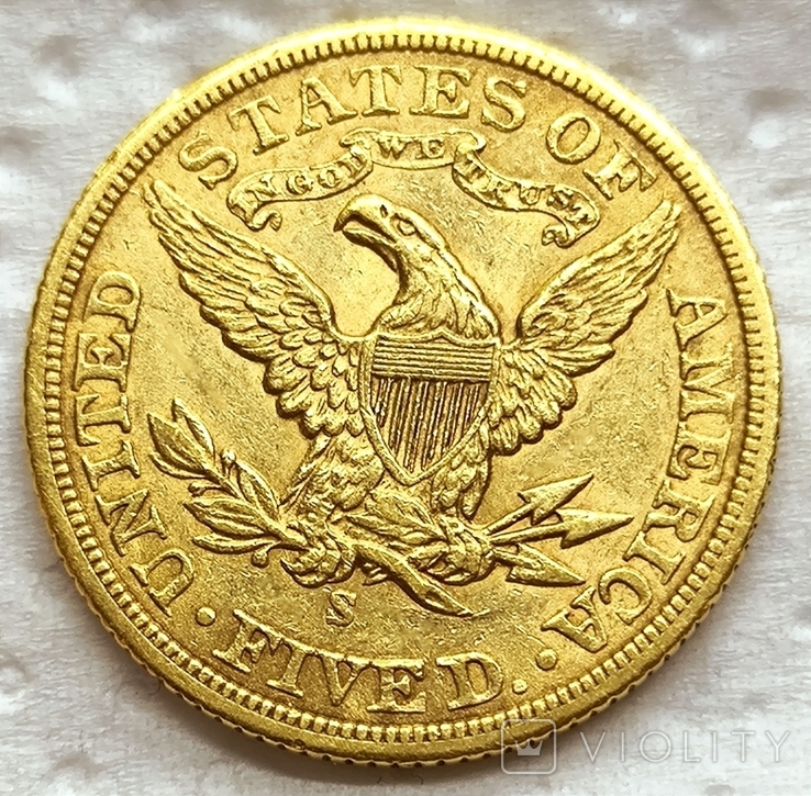 5 долларов 1902 года, фото №3