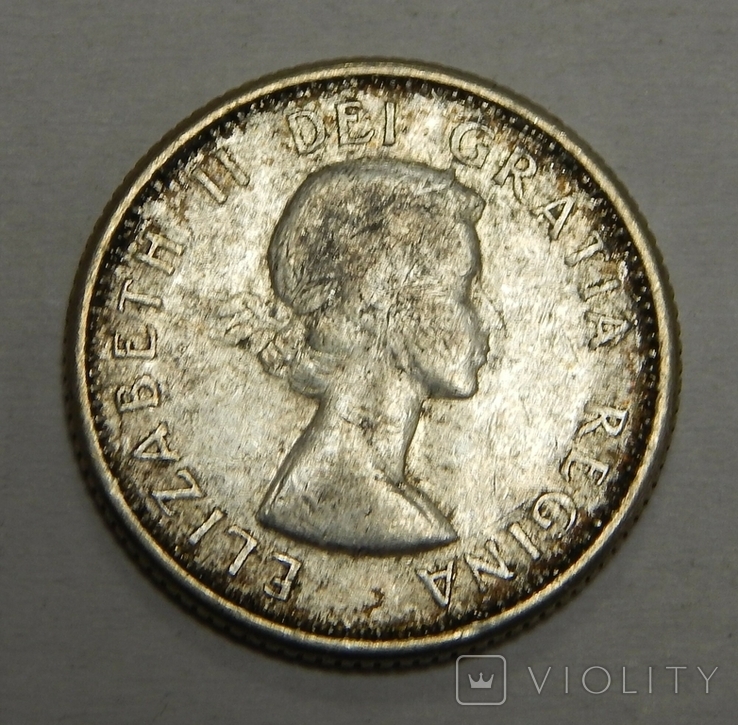 10 центов, 1960 г Канада, фото №3