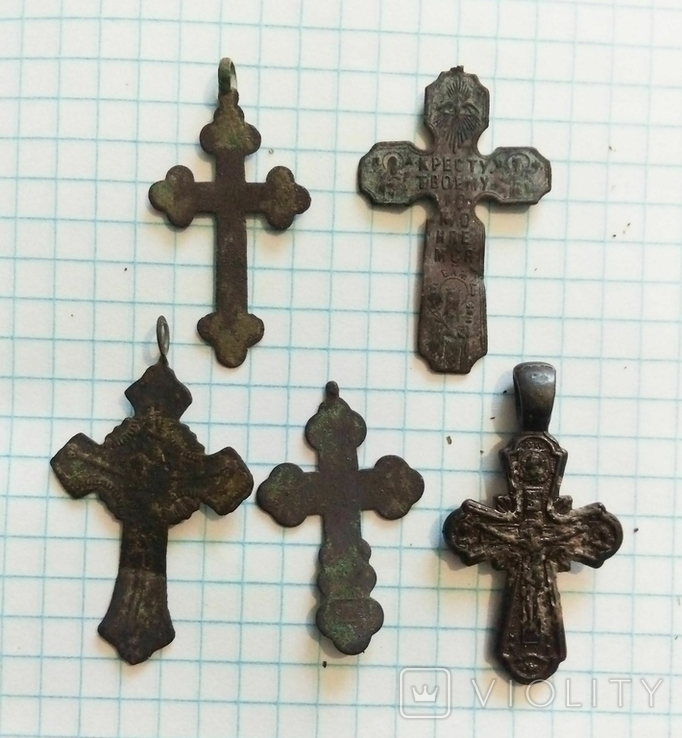 Хрести, різні 5 штук., фото №2