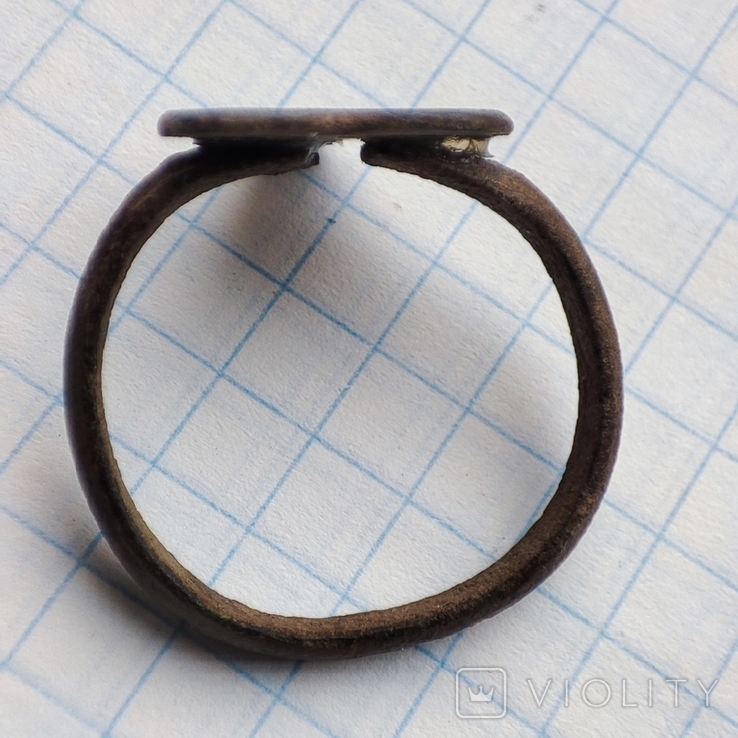 Перстень 17 ст. з тамгою., фото №3