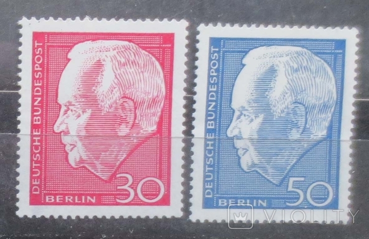 (064) Зап. Берлин, 1967 год. Полная серия. MNH, фото №2